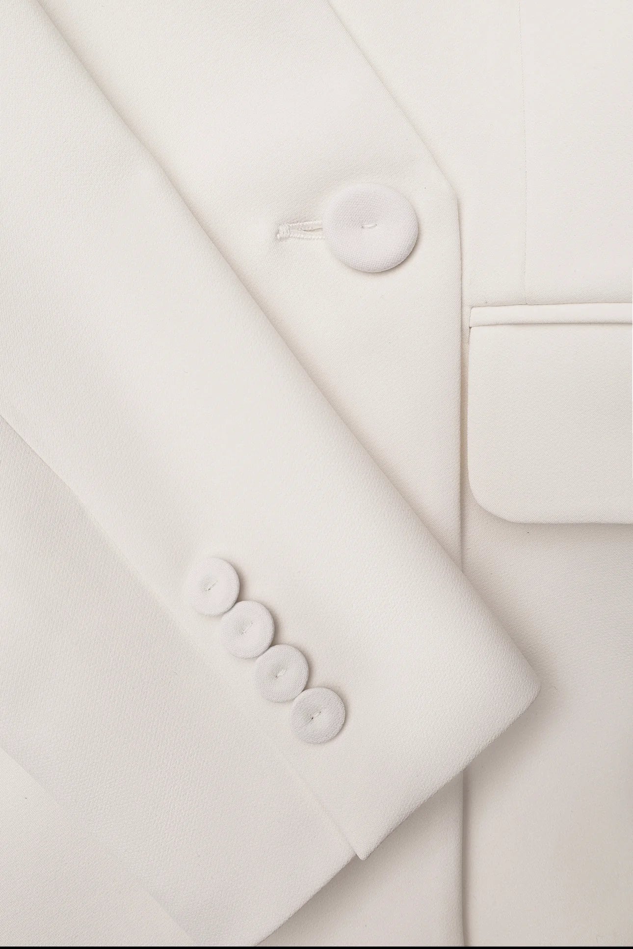 Double-breasted tailored jacket, (Total White) SS2507