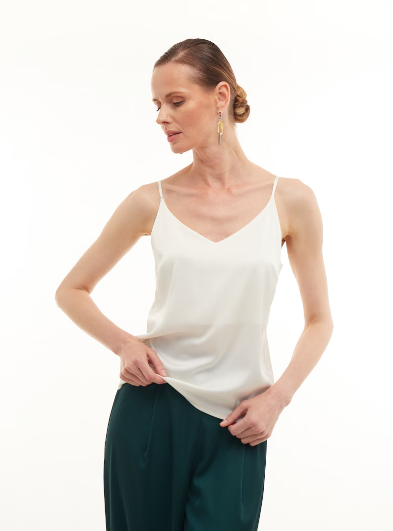 Top bílý BASIC, (Mint) 00828