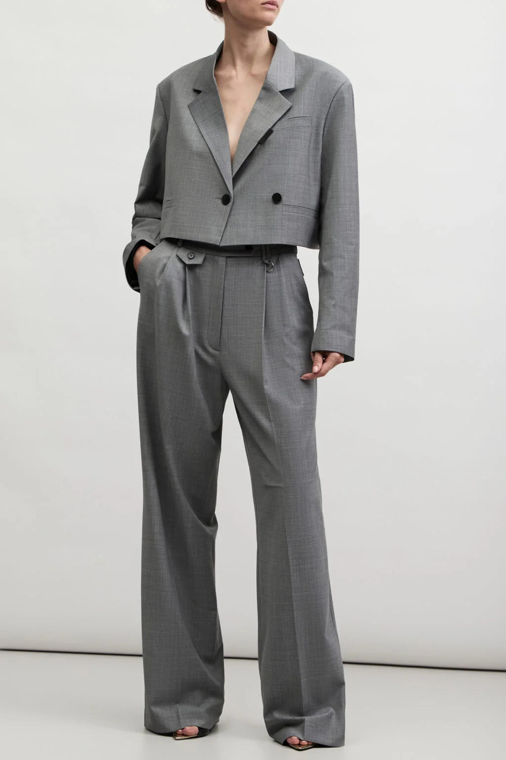 Světle šedé kalhoty (K.KVIT) , BSS260001