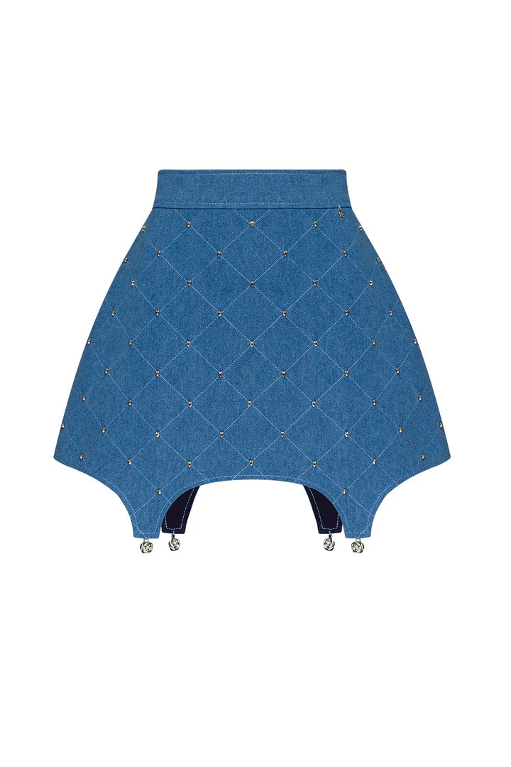 Sukně z denimu modrá, (Guranda) GRD003330015