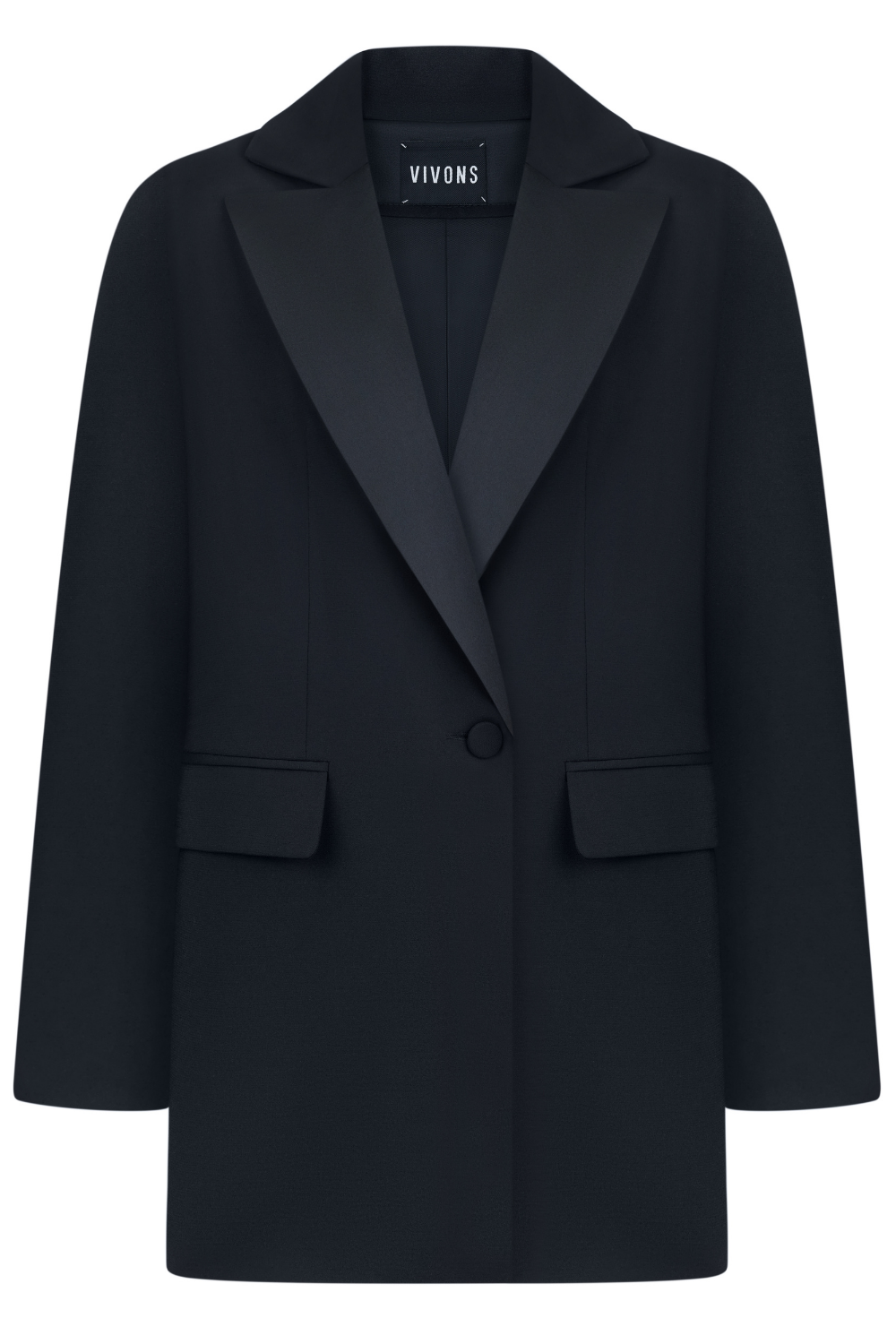 Oversize černý žaket (Vivons) SC070200