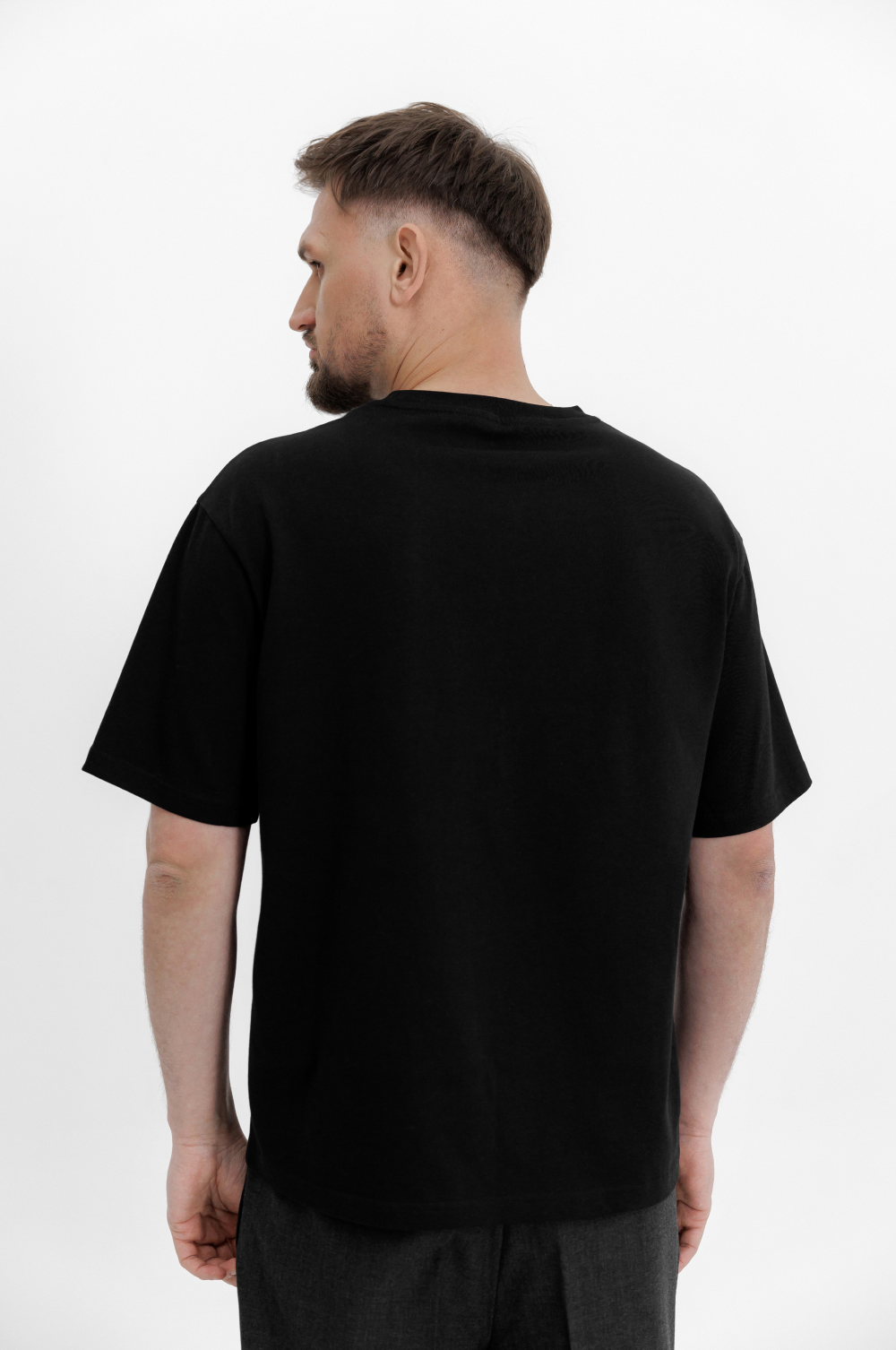 Футболка "Тризуб" чорна, (Леді Ді) U00003300