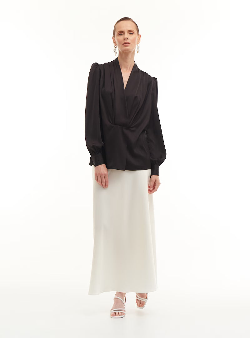 Блузка чорна ELEGANT (М&
