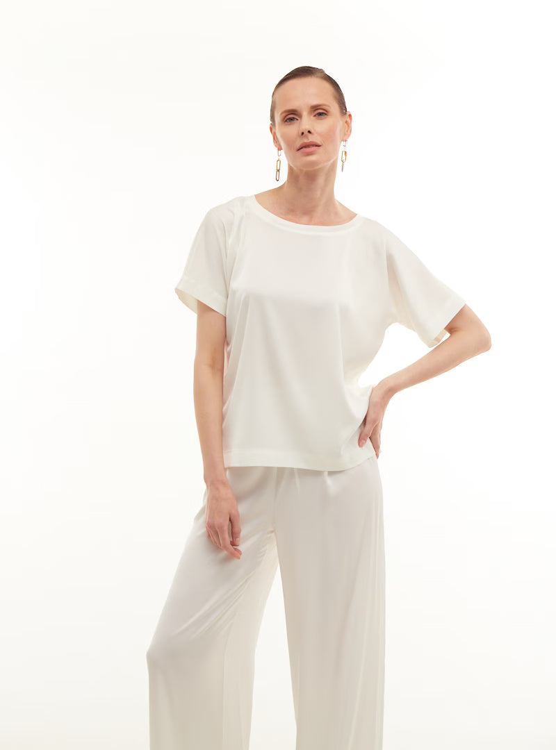 Tričko bílá BASIC, (Mint) 02005