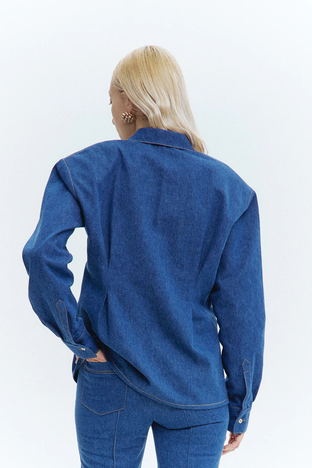 Košile denim, modrá, (Guranda) GRD00333004
