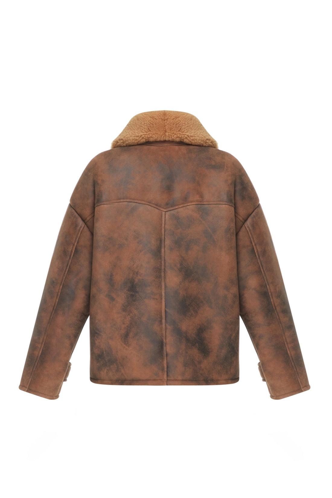 Kabát oříznutý z ovčí kůže ve vintage stylu, Vinobraní (TheMakers) , 2205