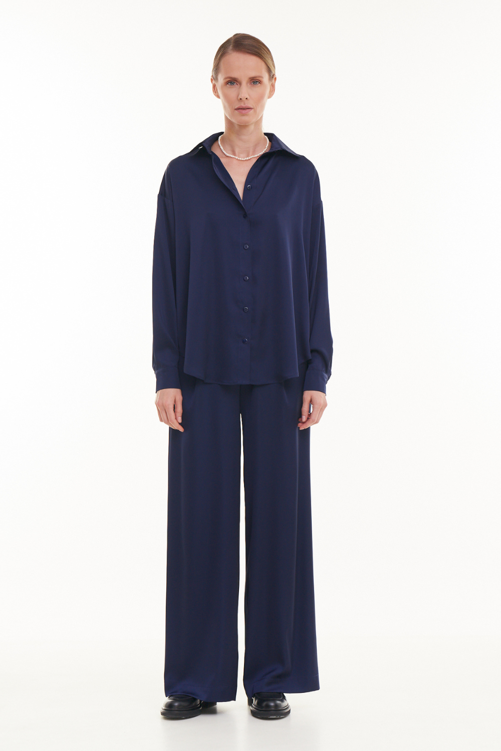 Kalhoty "BASIC", tmavě modré, (Mint), 22010059