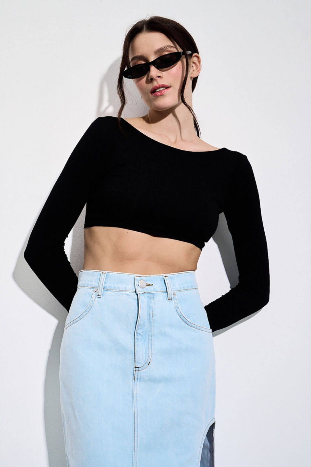 Sukně midi Bleach (Aisenberg) D179BL