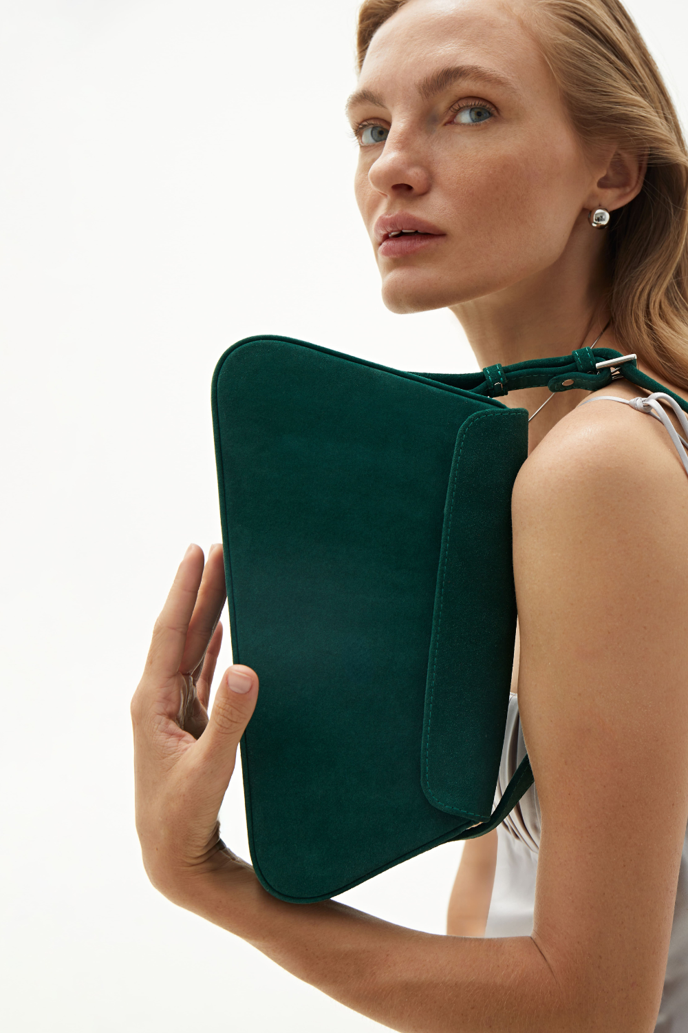 Handbag SUEDE green (Juna) Juna0022