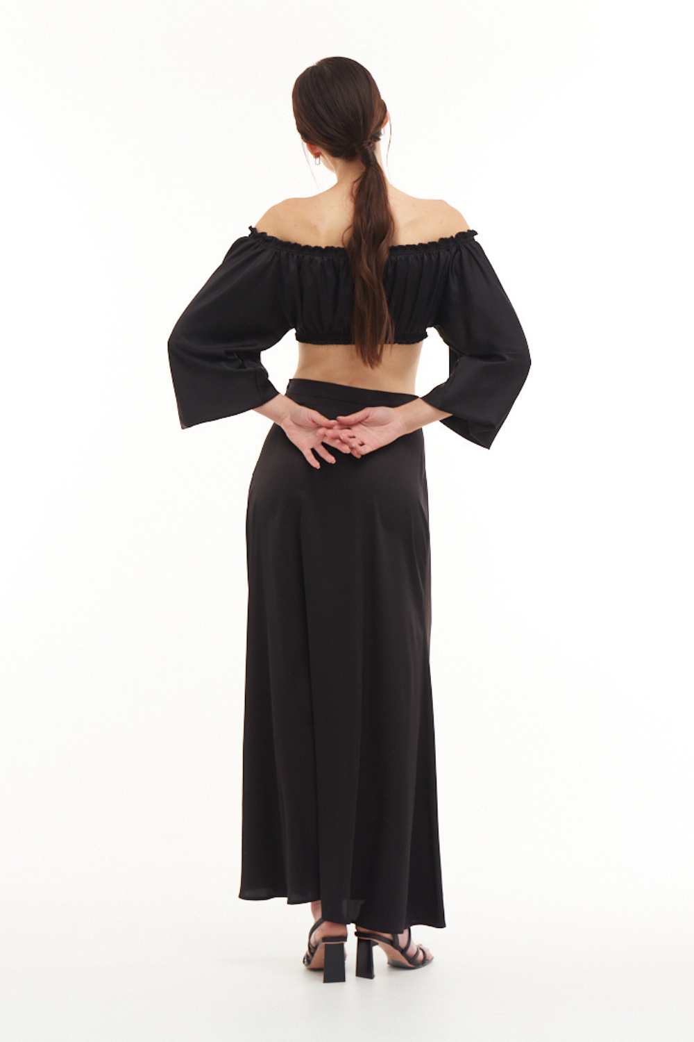 Crop-top černý PASSION, (Mint), 109267