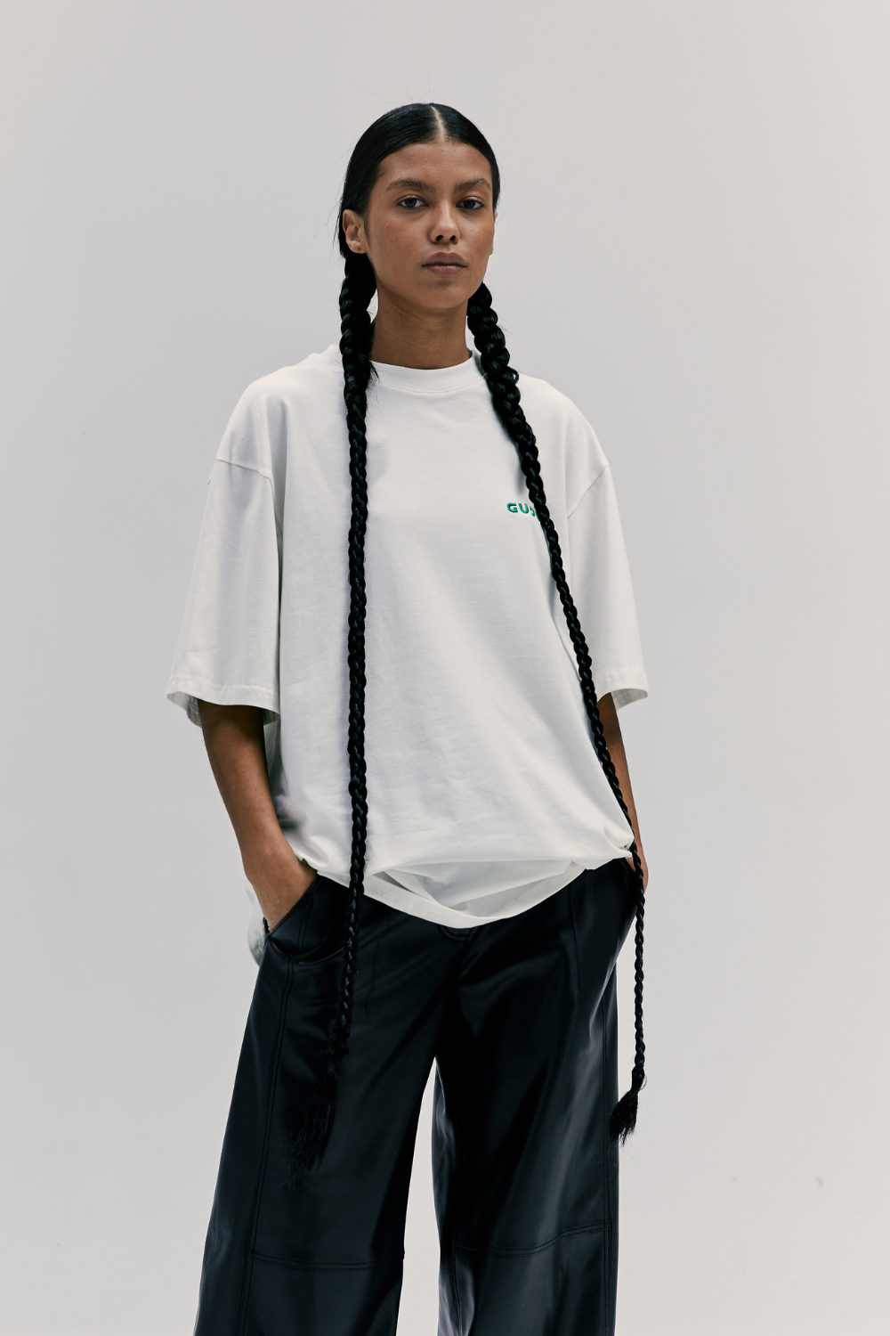 Tričko s logem Bílý (GUDU) TP005SS23