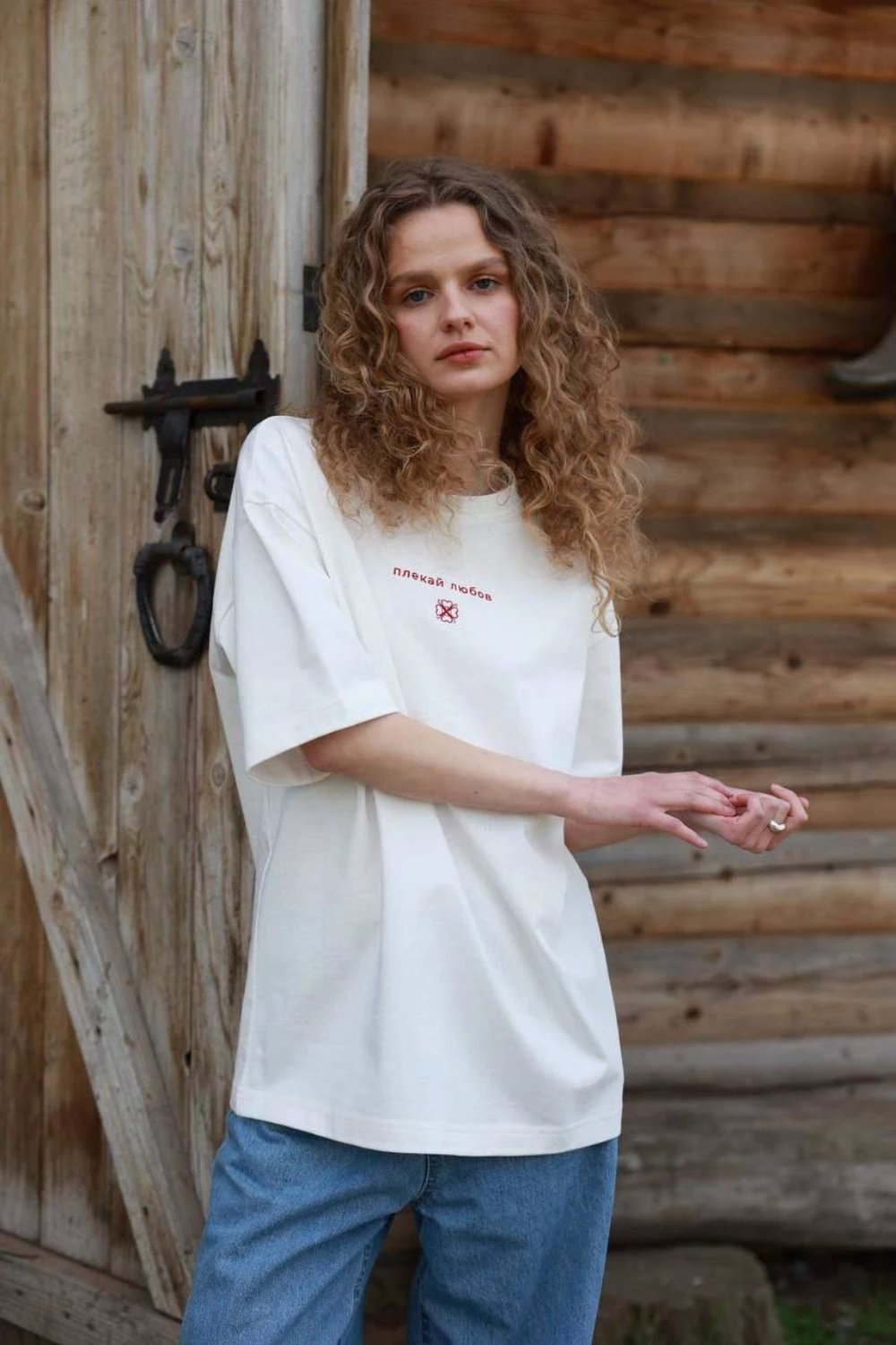 Tričko "Pěstuj lásku" mléčné (Lady Di)