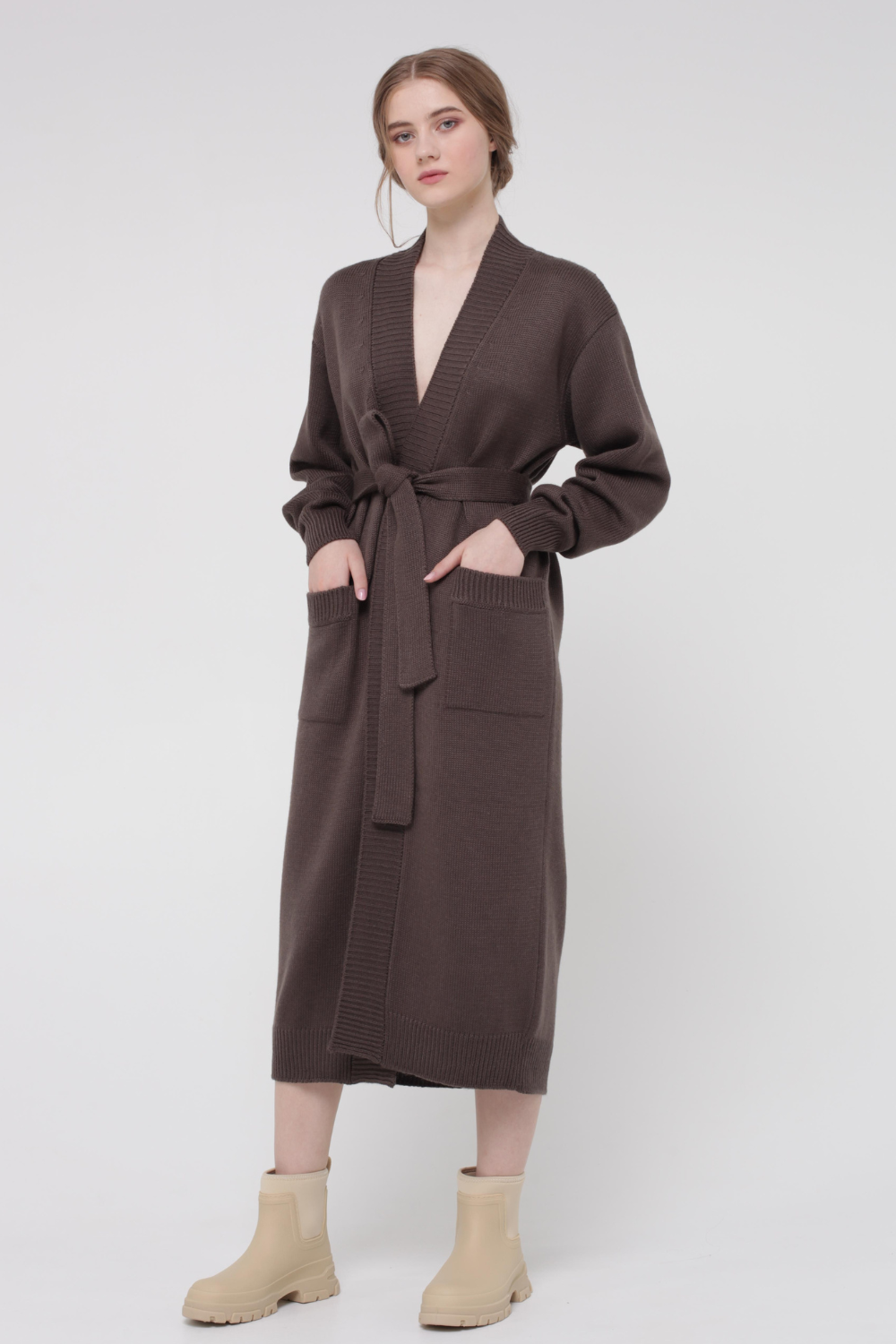 Kardigan z vlněného pásu (Miss Secret) JA-017