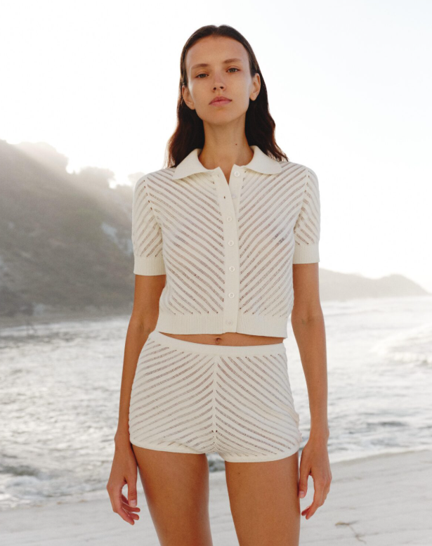 Top Rebecca v mléčné barvě (STASH) , t0275