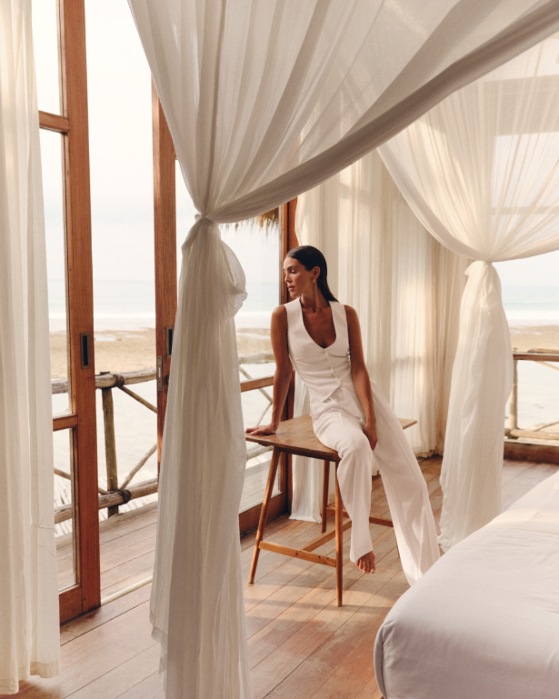 Široké kalhoty v mléčné barvě (STASH) , p0076