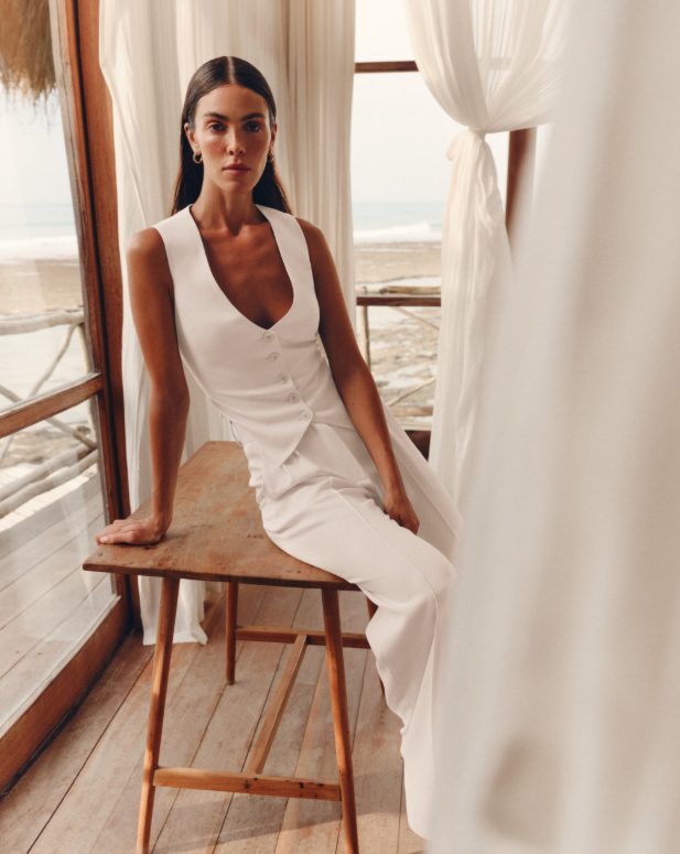 Široké kalhoty v mléčné barvě (STASH) , p0076