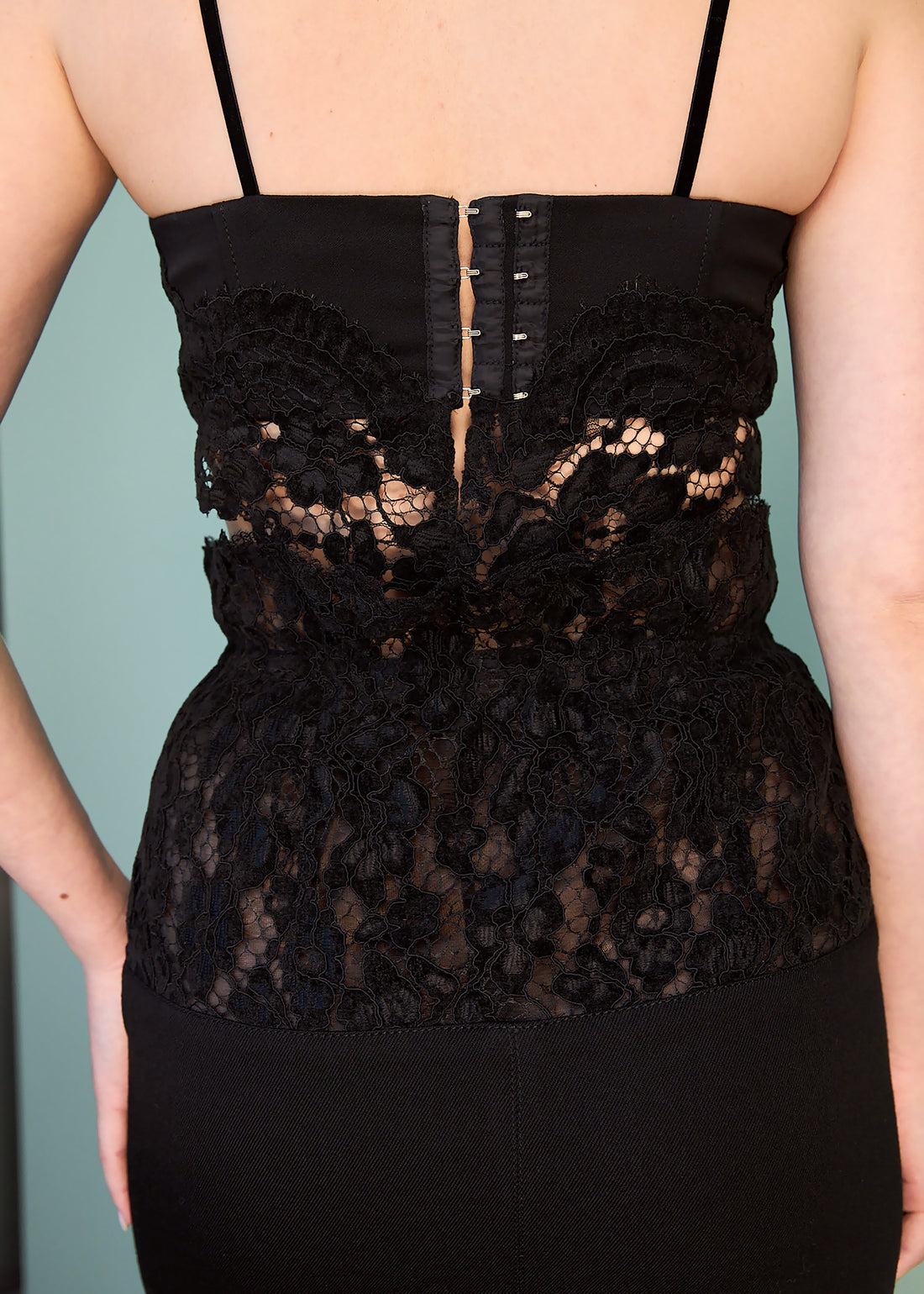 Sukně z vlny Coco (Kristina Laptso) WOL2580XSSMBK