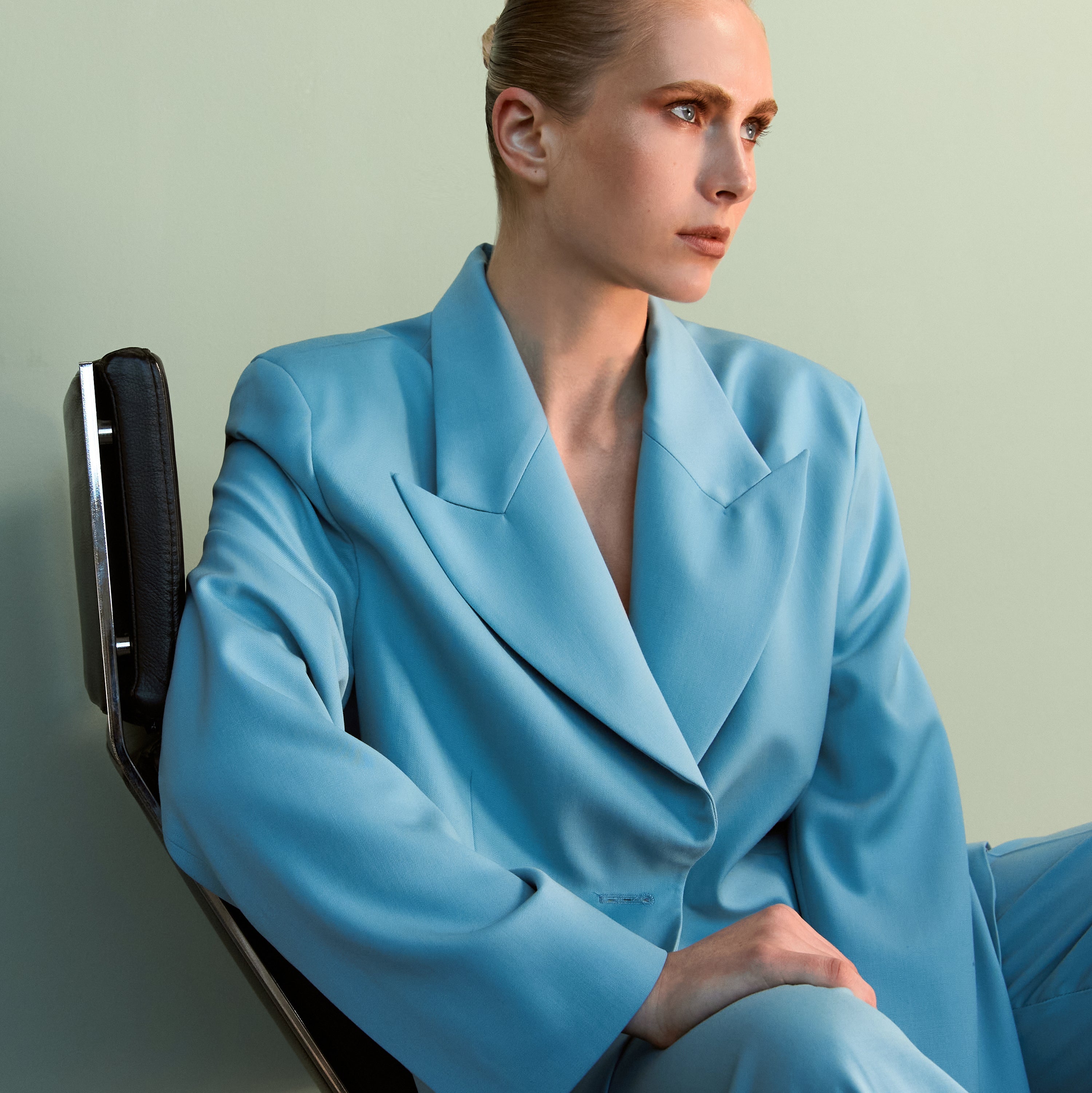 Kalhoty Vintage Maximus Blue (Kristina Laptso) WOL2578XSSMMLBL