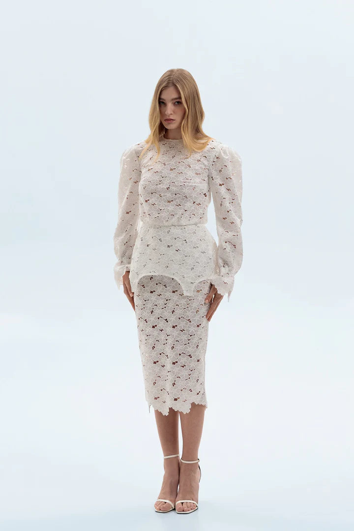 Midi sukně z makramé (Guranda) , GRSS0000012