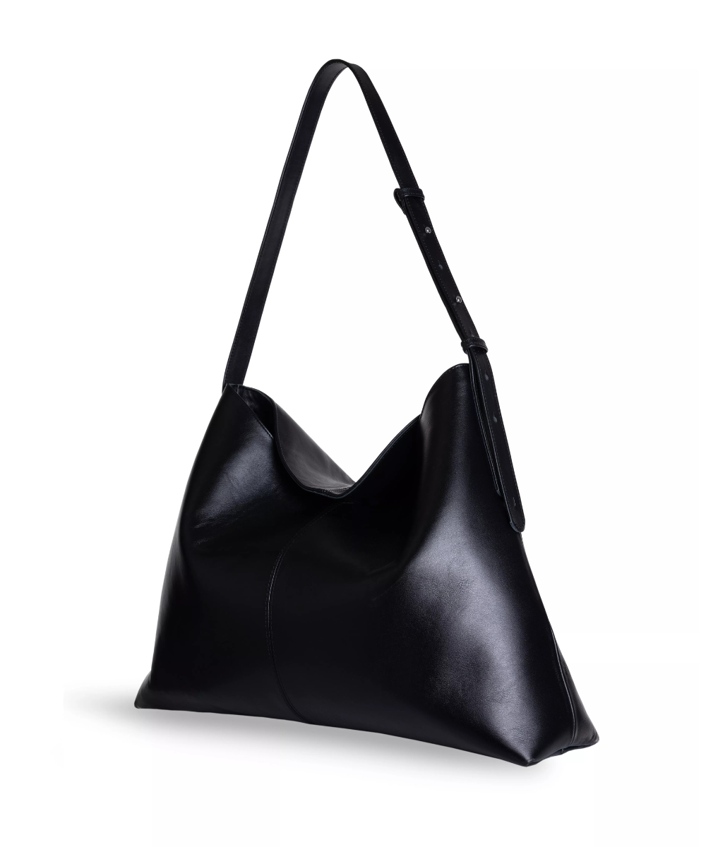 BLISS BAG BLACK LEATHER, (Juna)