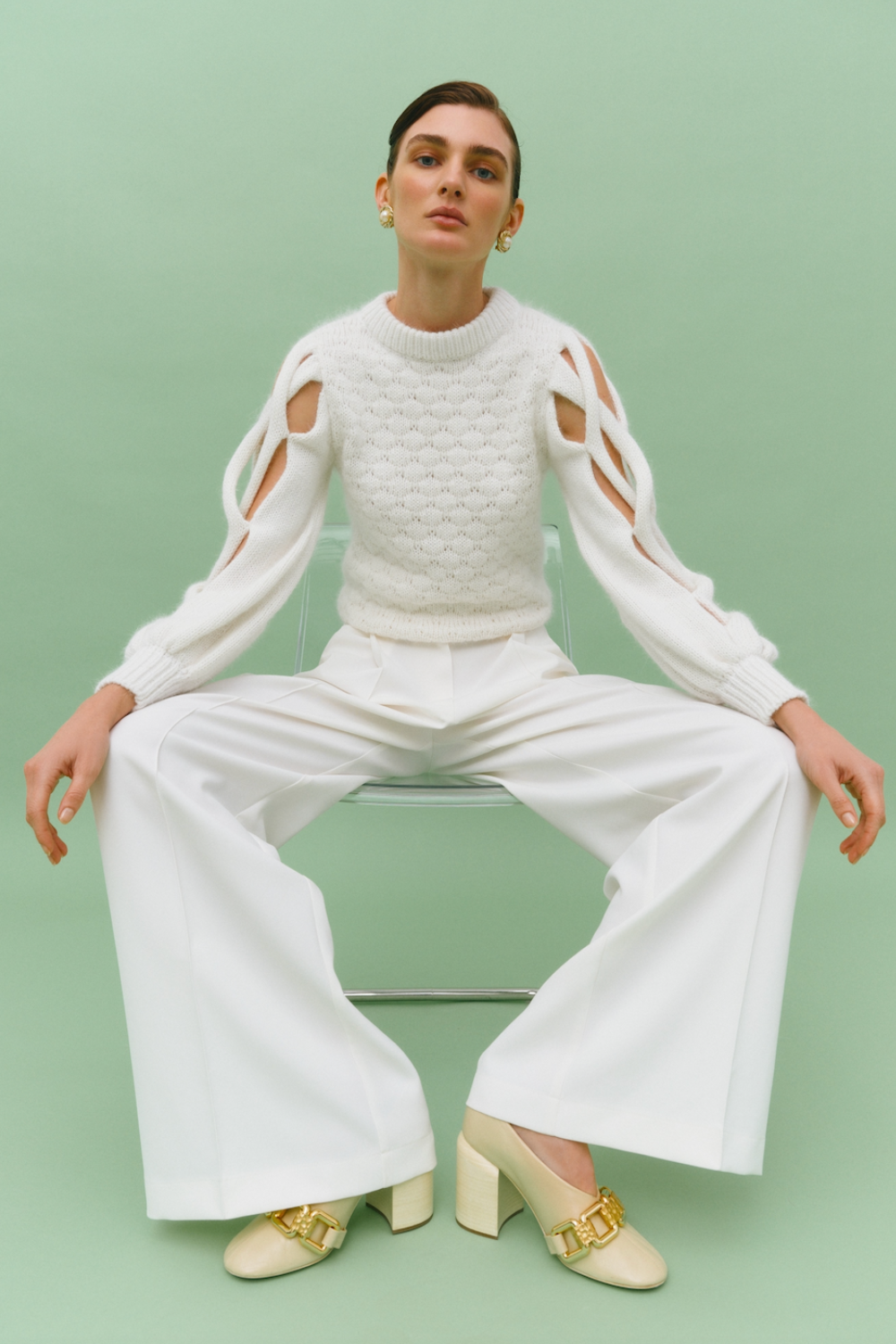 FW2304 Palazzo Pants (Total White)