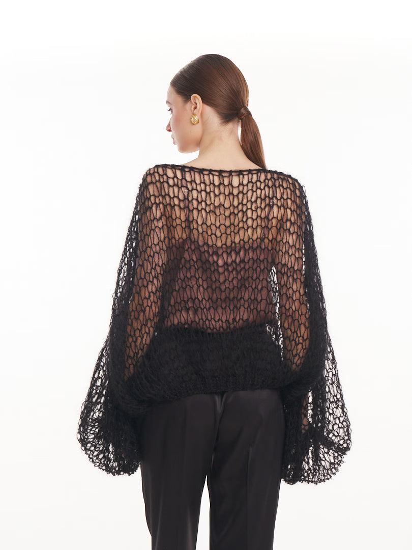 Černý svetr CLOUD (Mint) , 2768