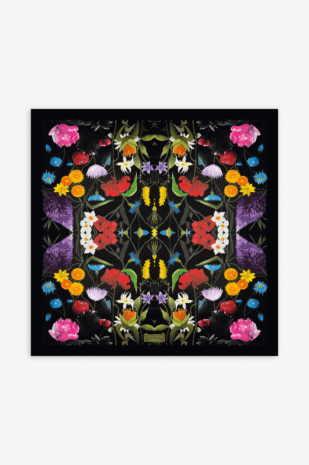 Scarf "Blooming Darkness", (LadyDI), U00003385