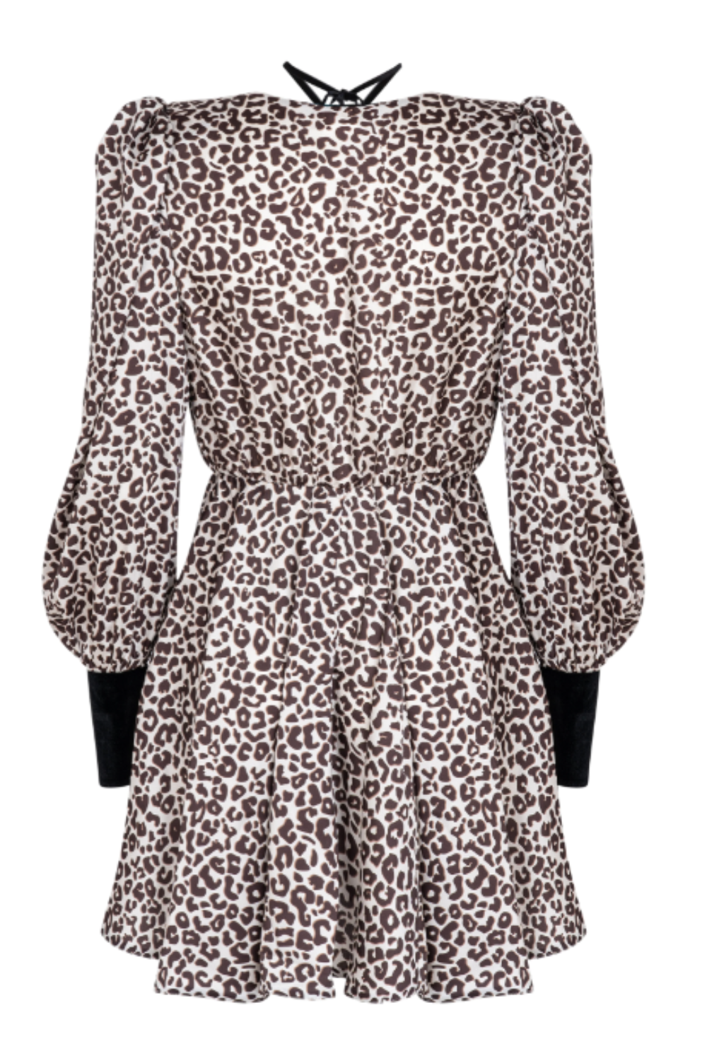 Šaty mini hedvábné Leo (Kristina Laptso) SIL2359XSSMMLEO