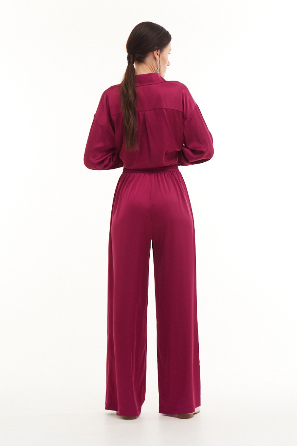 Kalhoty BASIC růžové barvy (Mint) 2109