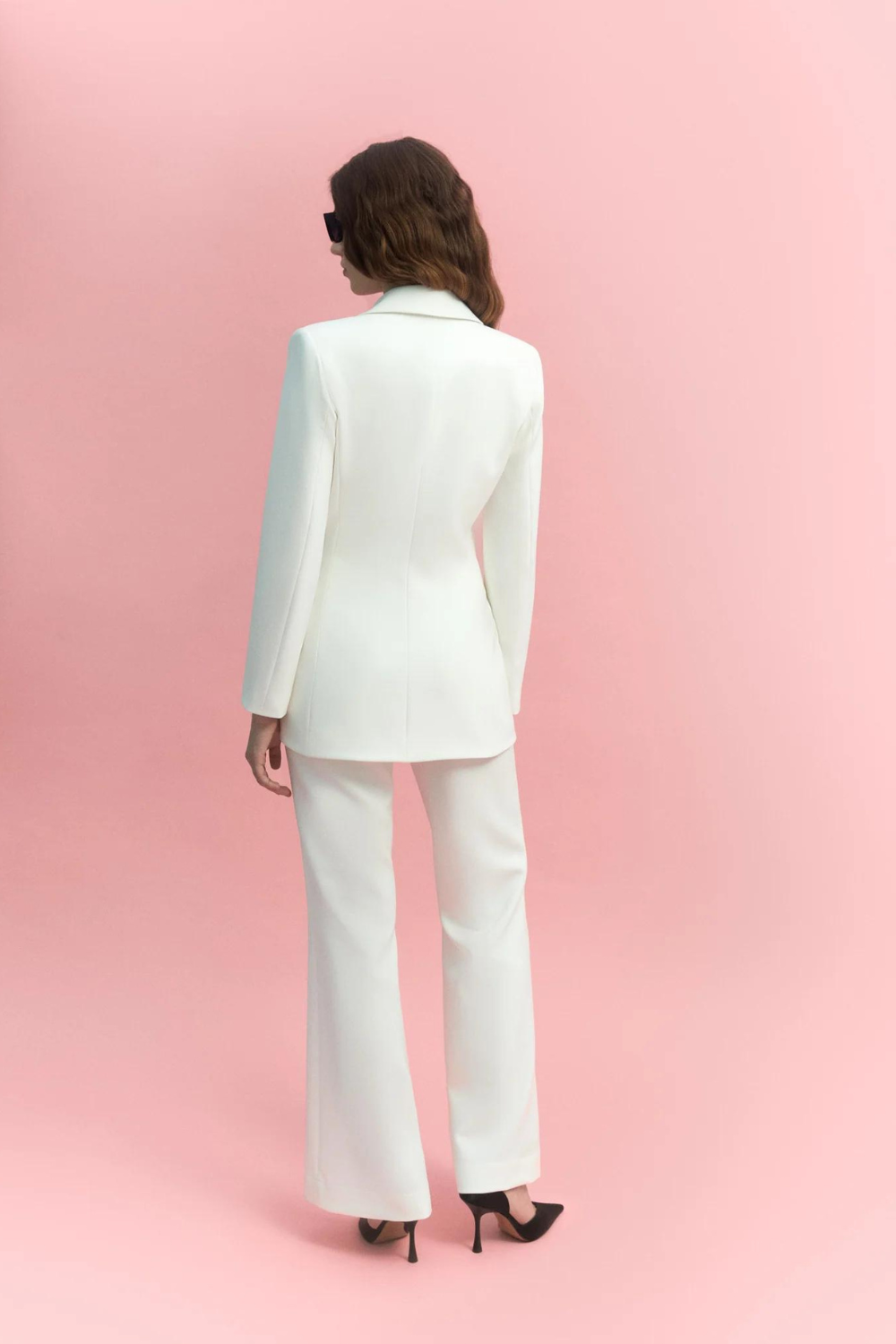 Sako s přiléhavým střihem (Total White) SS2311