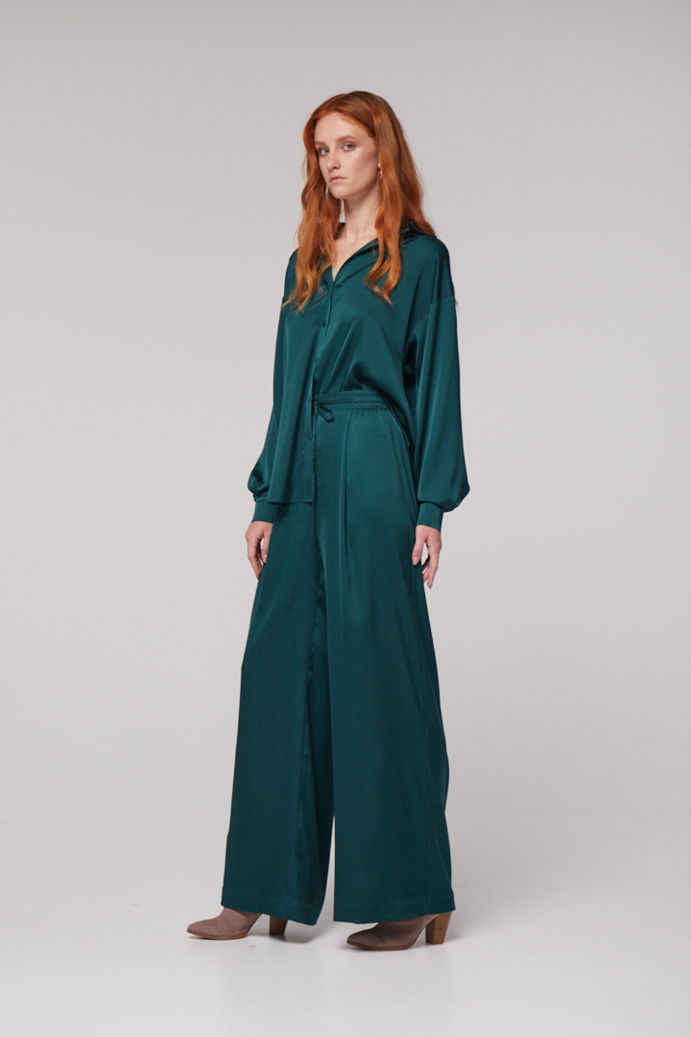 1879 Emerald Silk Trousers (Mint)
