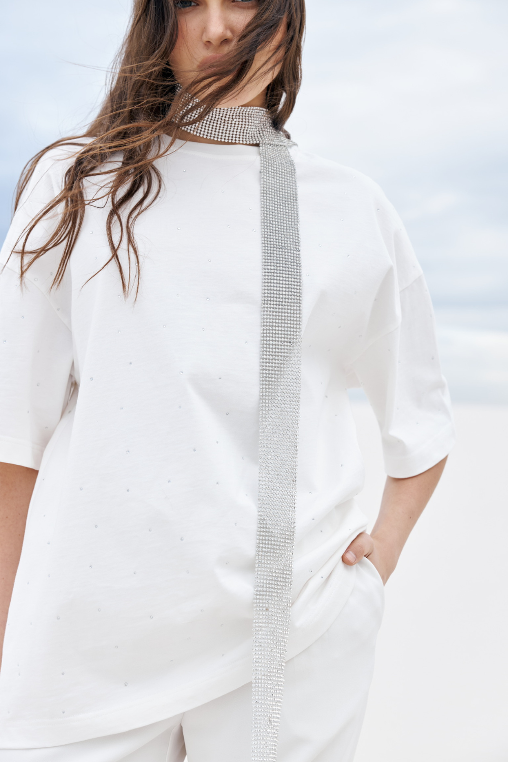 T-shirt, white, (Sabotage), SBTG_0001