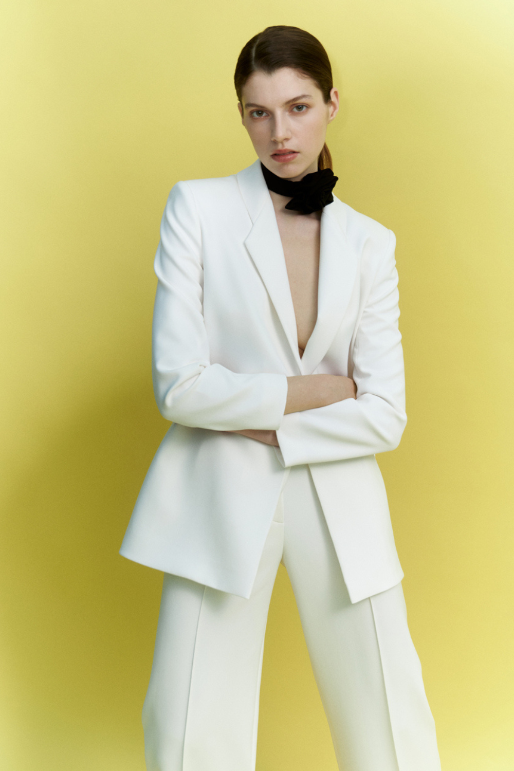 Wide Leg Pants (Total White) ss1902