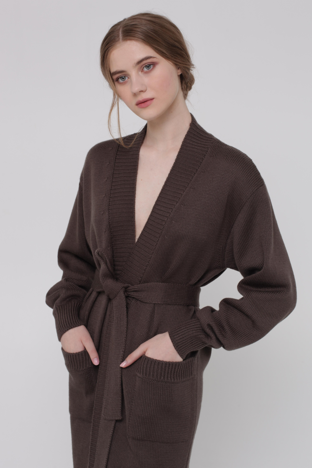 Kardigan z vlněného pásu (Miss Secret) JA-017