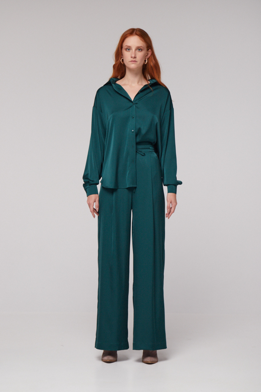 1879 Emerald Silk Trousers (Mint)