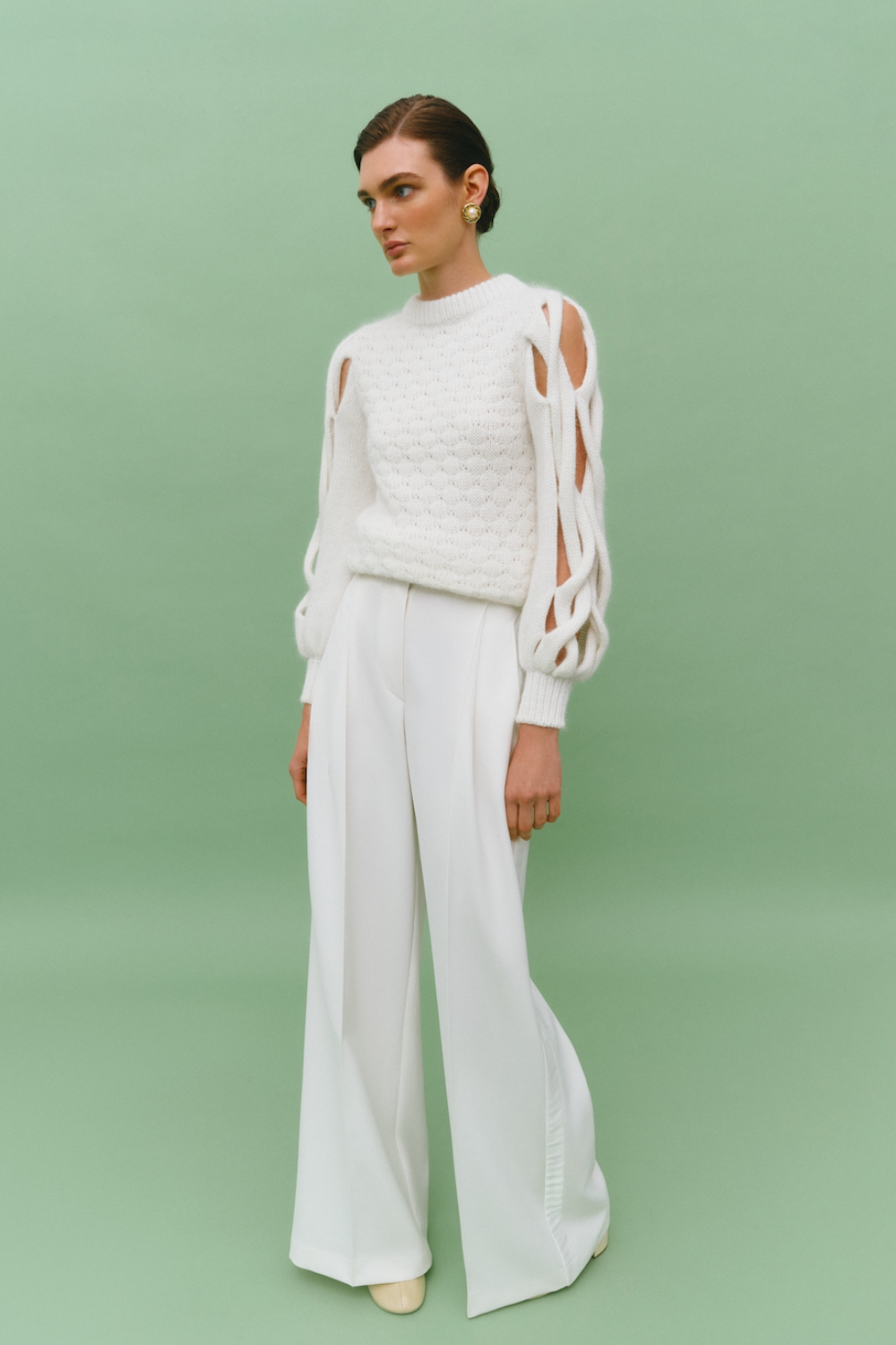 FW2304 Palazzo Pants (Total White)