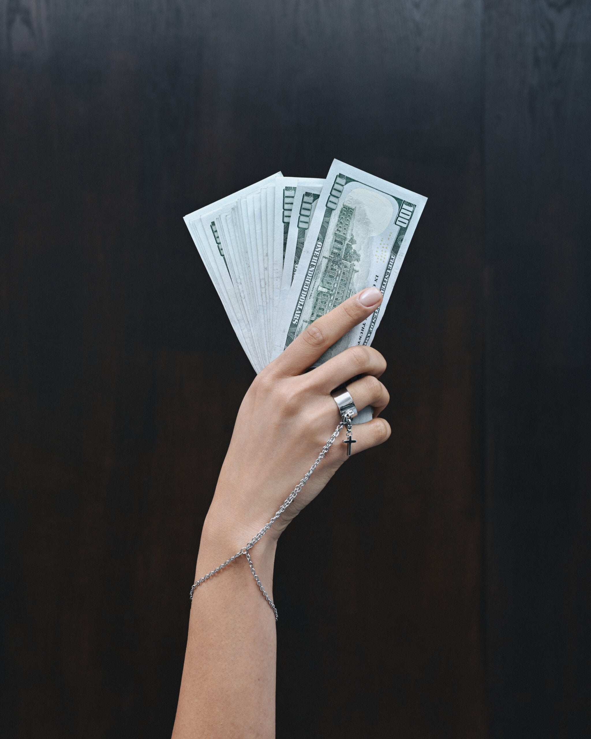 Silver bracelet ELSA (GrainsDeVerre) RCC