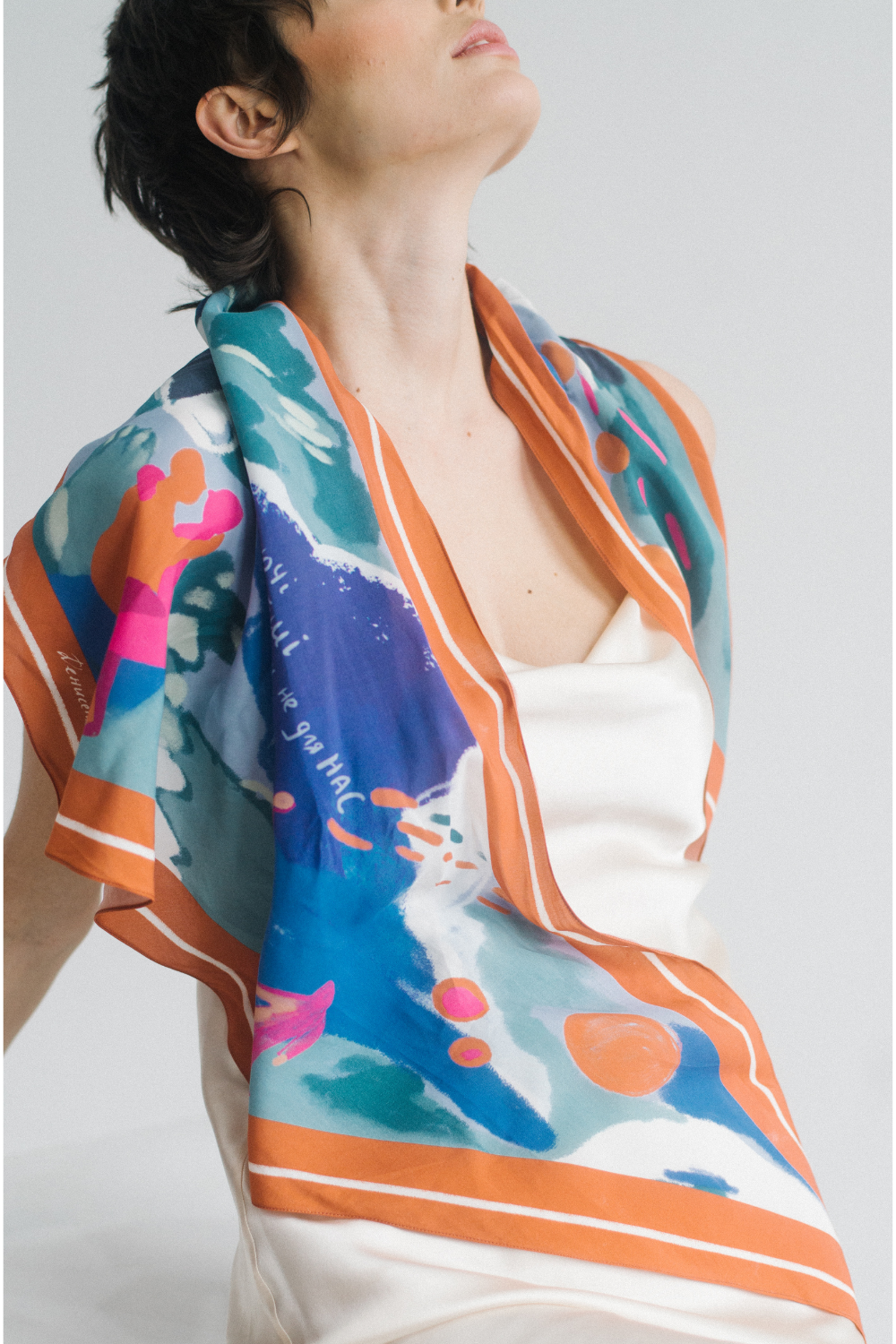 Šátek jarní "Kde jsi teď" (Nesamovyto) D2