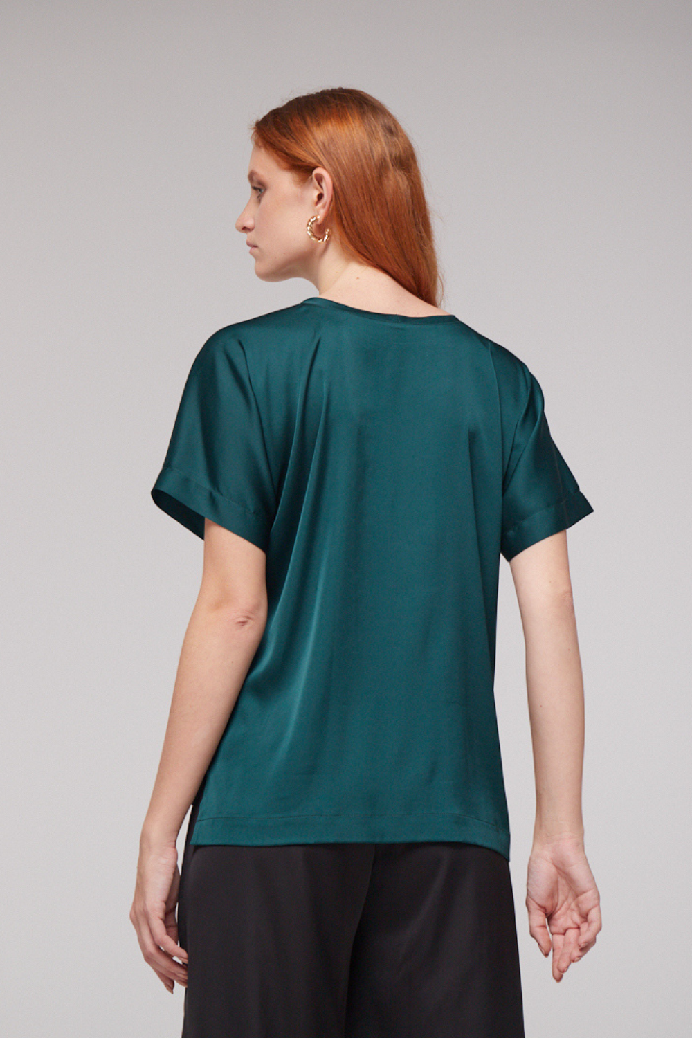 T-shirt emerald BASIC (Mint) 21669