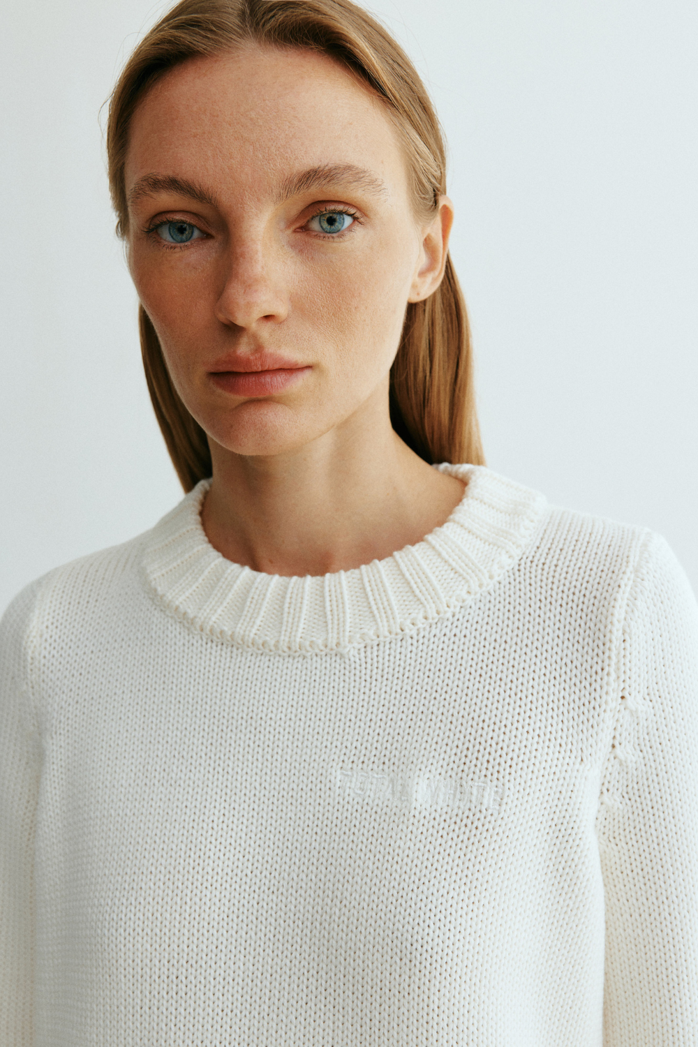 Svetr z merinové vlny (Total White) FW2406