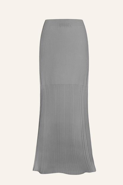 Sukně trikotážní, šedá, (T.Mosca), UOL24-01