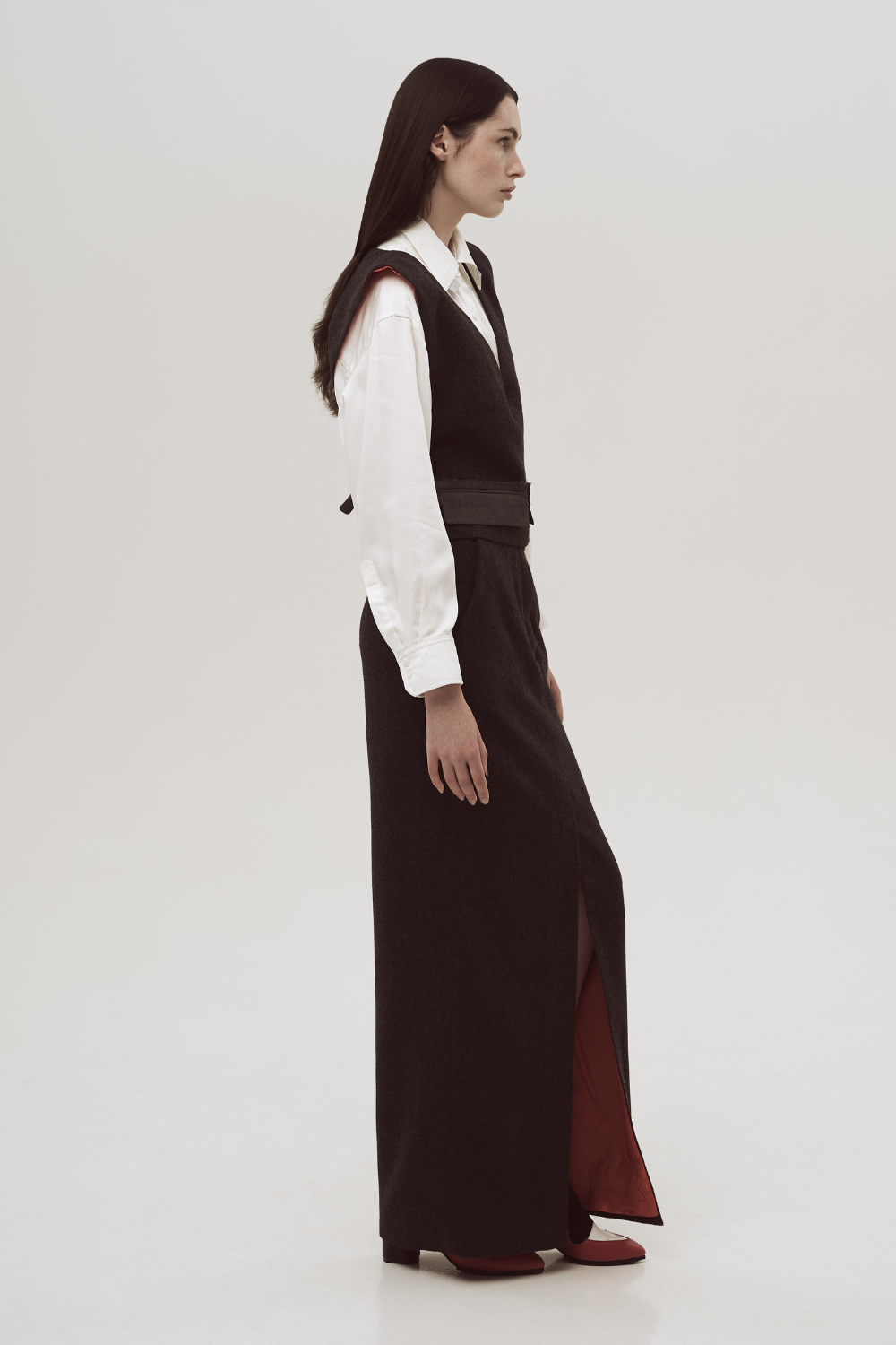 Šedá maxi sukni (SELERA) FW 24_11