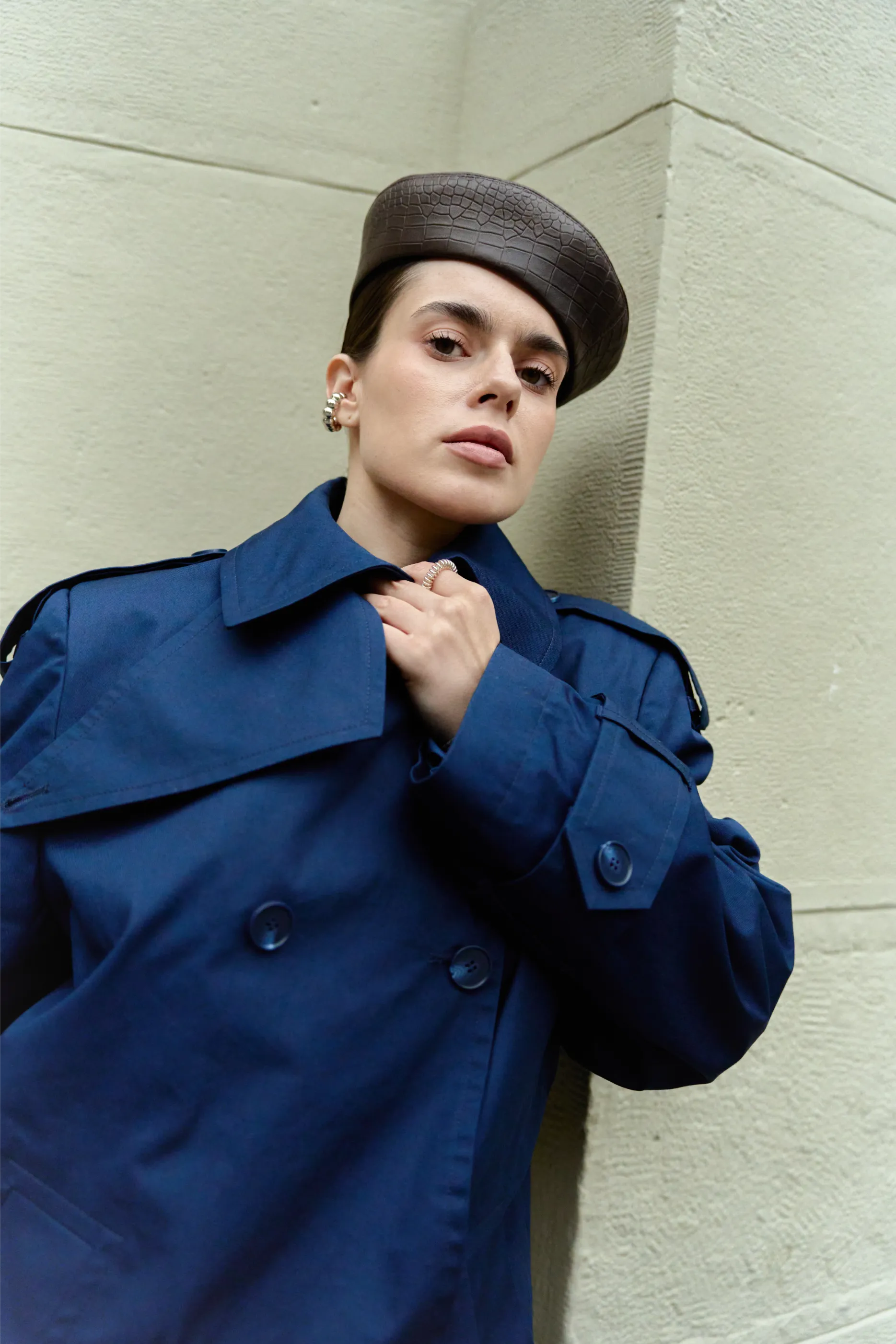 Baret s hadím vzorem (Hoops)