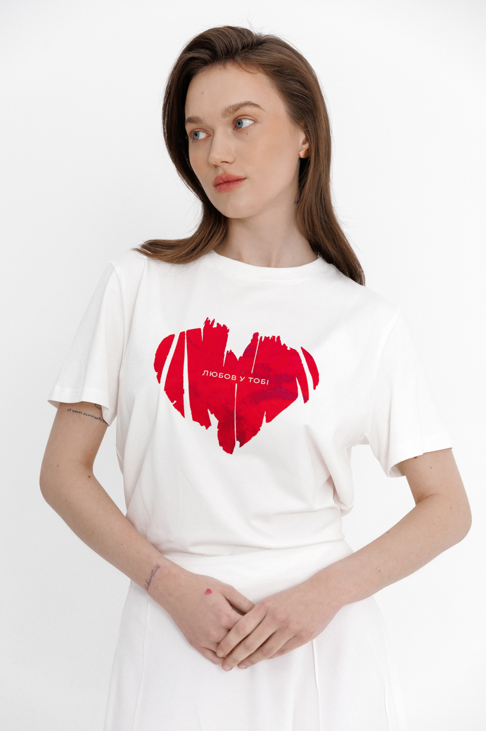 T-shirt "Heart" red, (Lady Di) U00003306