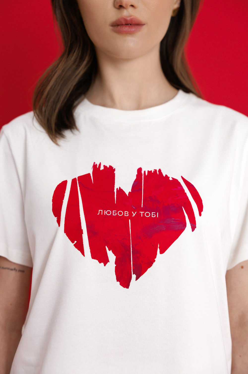 T-shirt "Heart" red, (Lady Di) U00003306