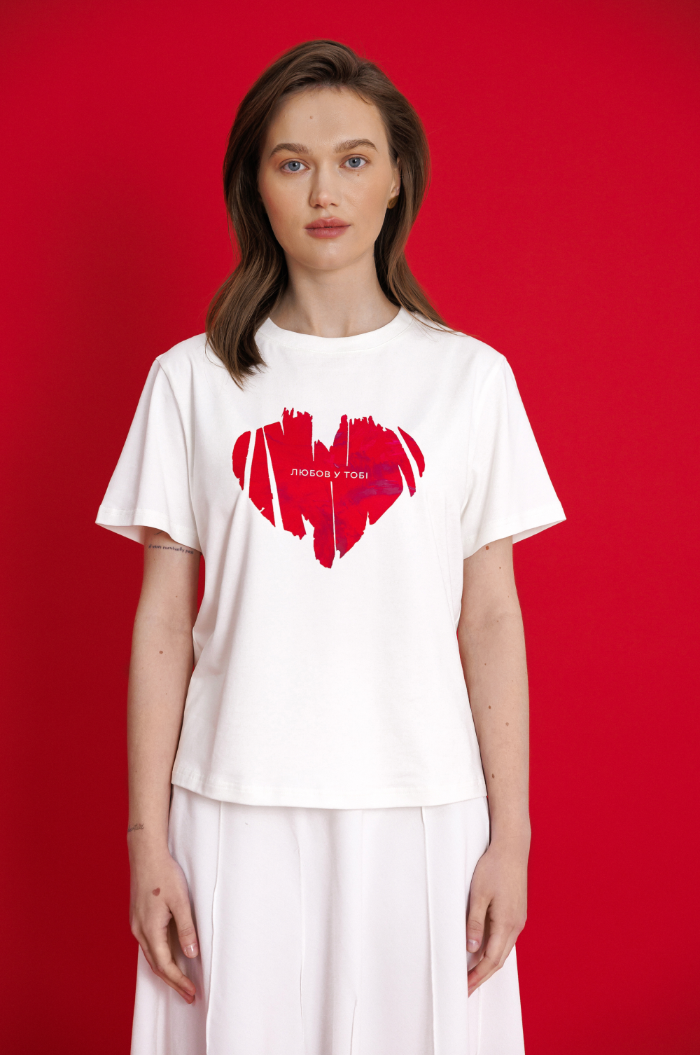 T-shirt "Heart" red, (Lady Di) U00003306