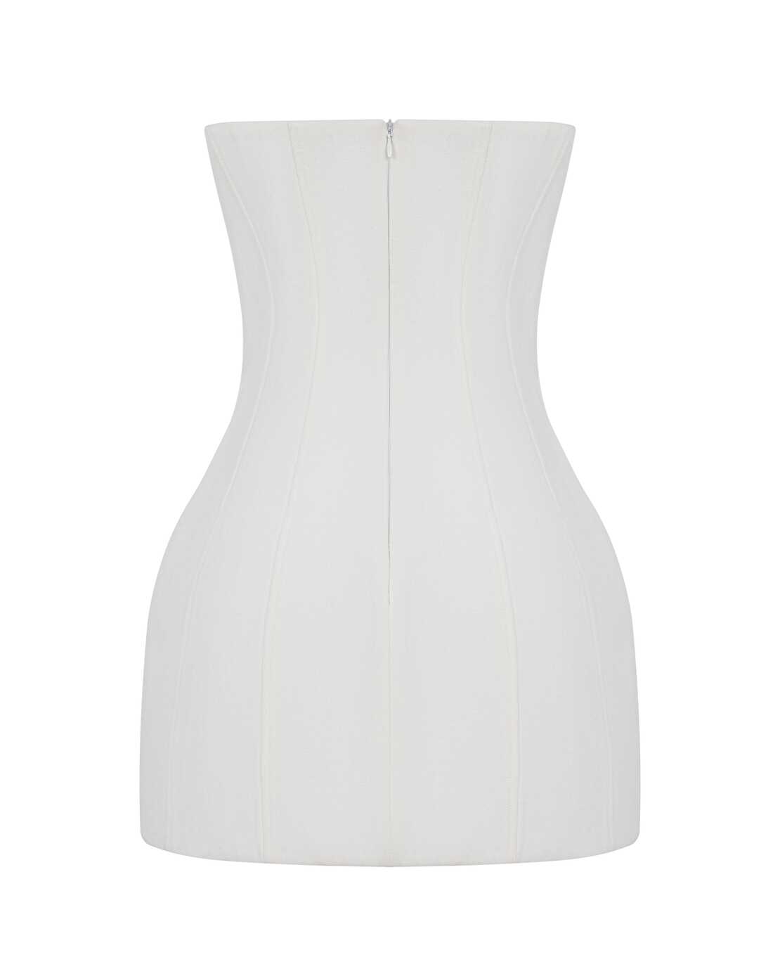 Dress "MonpazierWhiteLinen", (Leskizzo) 102229