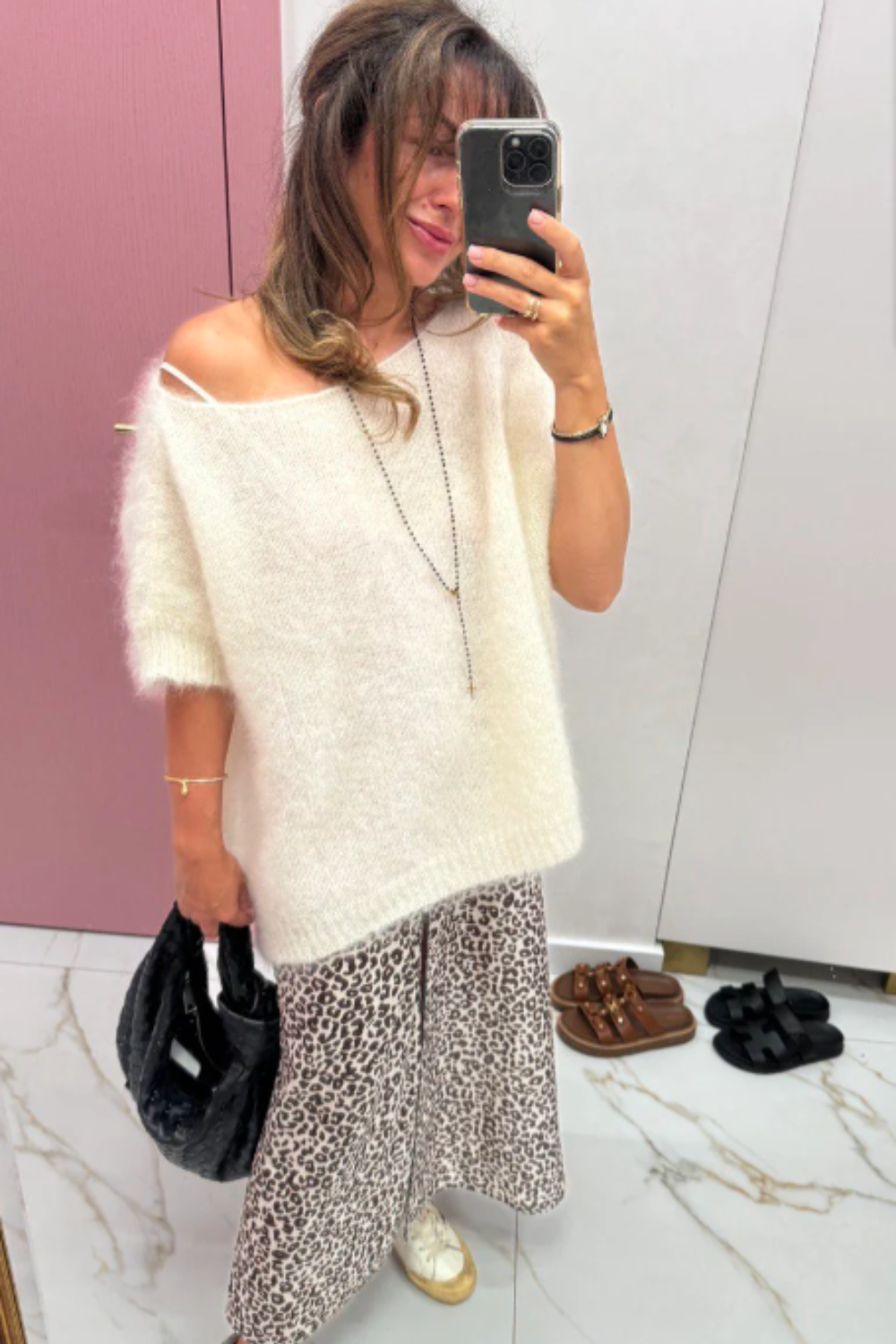 Premium mohair sweater Alps white (Kristina Laptso) MOH2421TUWHTS