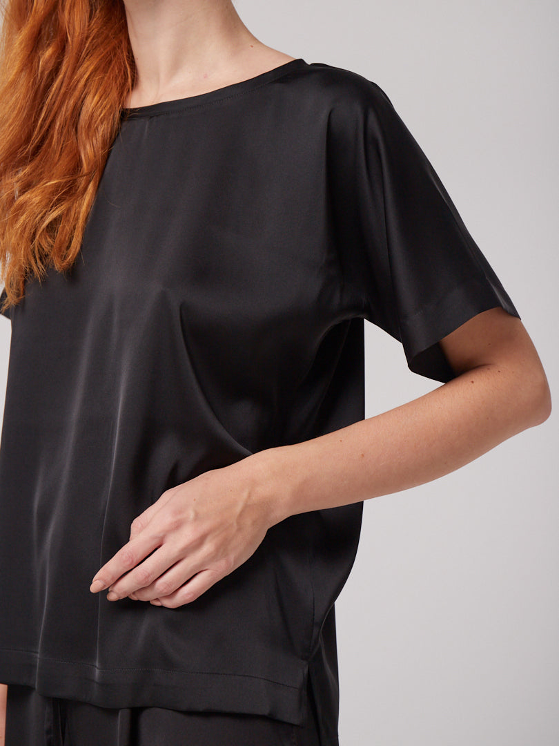 Tričko černé BASIC (Mint) 21668