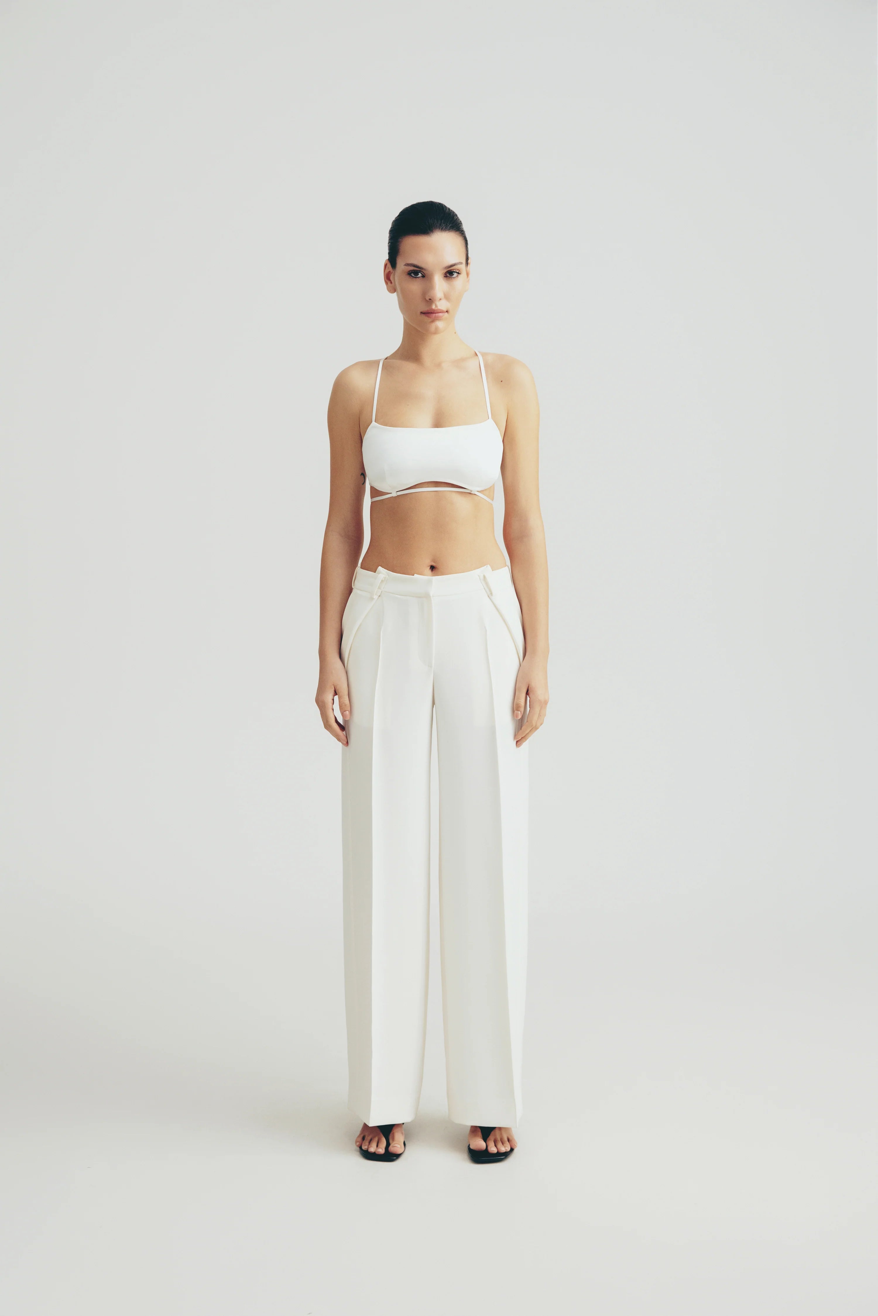 Короткий топ, (Total White) SS2506